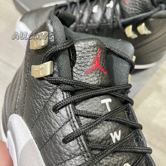 Air Jordan 12 Retro Black White Silver GS - Picture 10 of 10